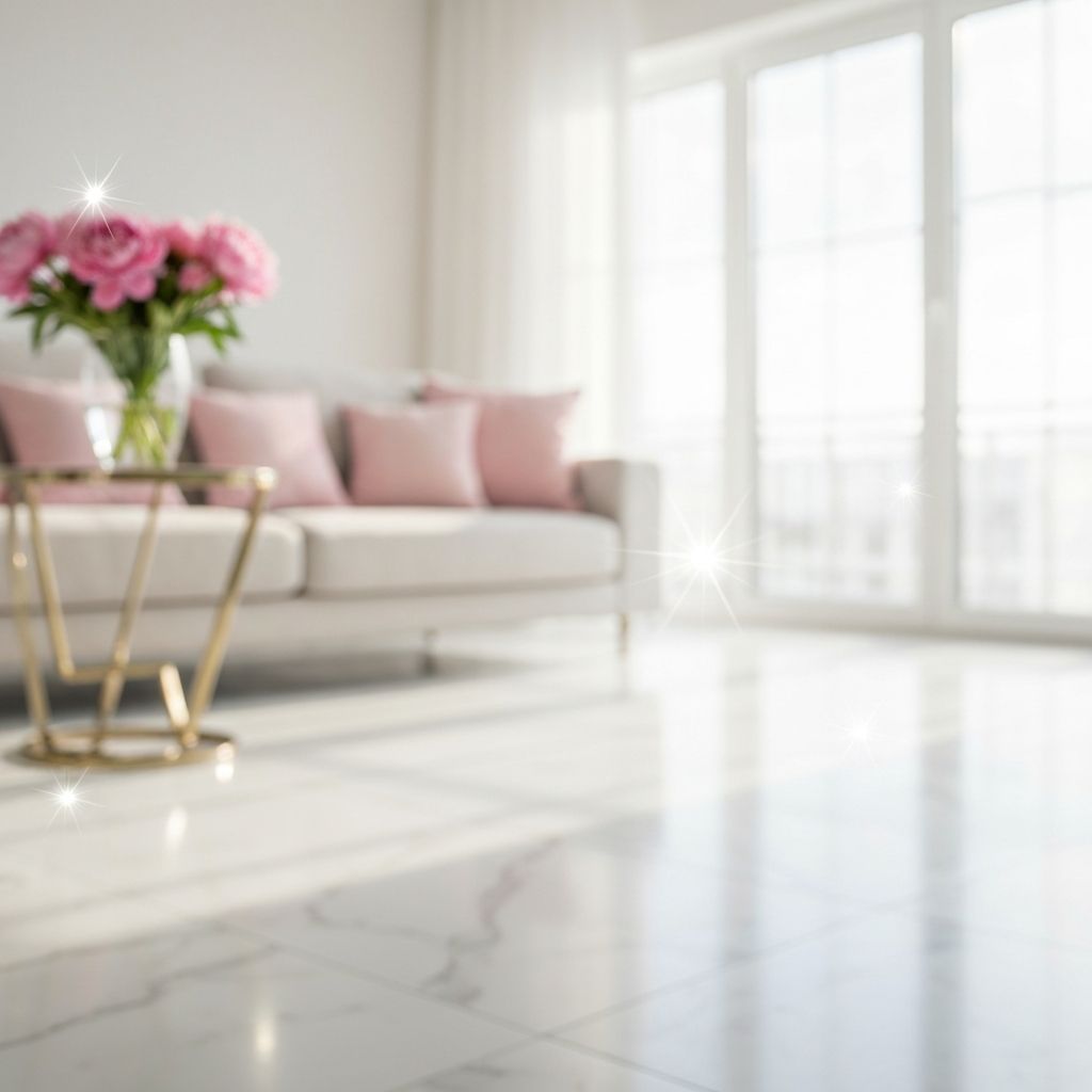 Blistavo čist dnevni boravak